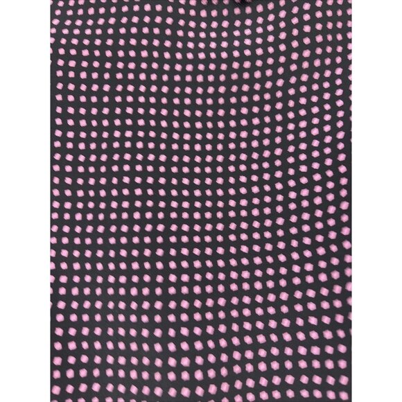 Leslie Belle Womens Polka Dot Maxi Dress Size 8 Black Pink Sleeveless - Picture 8 of 14